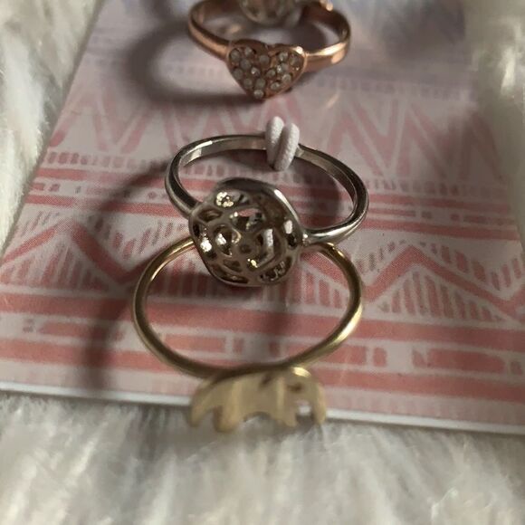 Set of 5 rings - Picture 4 of 5